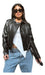 Women's Eco Leather Jacket with Belt 0