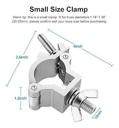 WorldLite 1.18-1.38 Inch Truss Clamp for Stage Lights 2