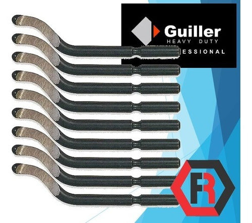 Guiller Blade Replacement Leaf Rebabador X 10 With Titanium Coating 1