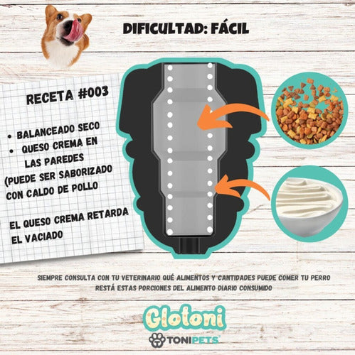 Juguete Rellenable Para Perro Glotoni / Tamaño Xl 4