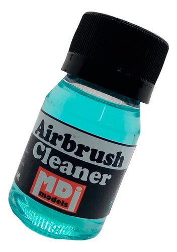 Airbrush Cleaner Set with Cleaning Needle and Brushes - MDI - 30ml 1