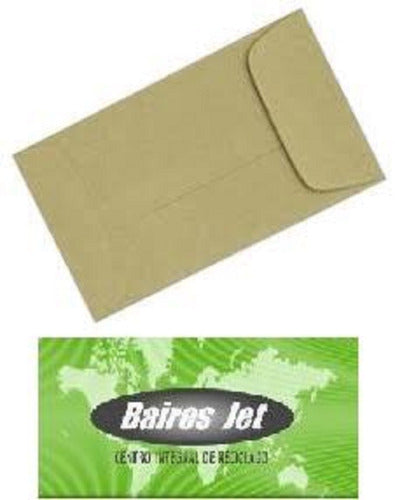 Baires Jet 500 Units Eco Kraft Paper Envelopes 14x21 Cm 80 Grs 0