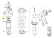 Topes Cazoleta Amortiguador Para Bmw X6 E71 35dx M57n2 3