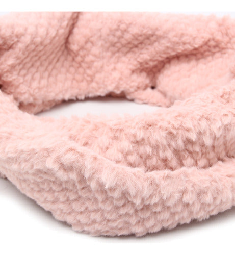 Plush Sheepskin Woolen Scarf Neck Warmer Women's Imported 7