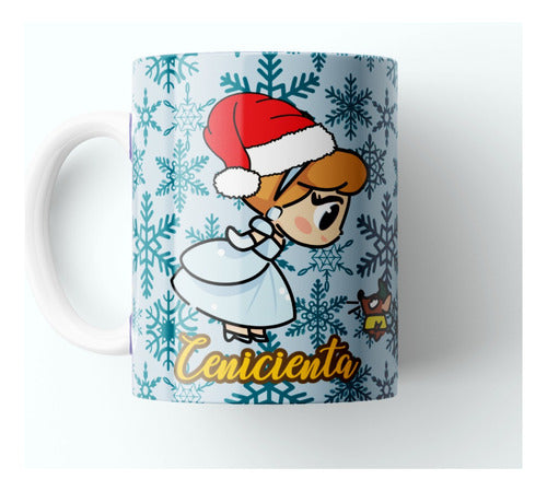 Imprimi Kits Plantillas Tazas Navidad Princesas Diseño Sublimar #tn09 0