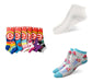 Pack of 6 Kids' Printed/White Ankle Socks by Elemento A. 104 7