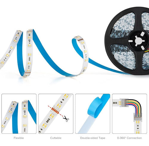 Btf-lighting Rgbcct 5 Colores En 1 Led 5050smd Rgbww Rgb + T 3