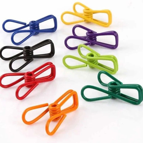 Stainless Steel Clips x10 Multi-Purpose Universal Colors 1