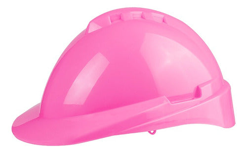 Libus Casco Seguridad Milenium Rosa Visor Transp Antirrayas 0