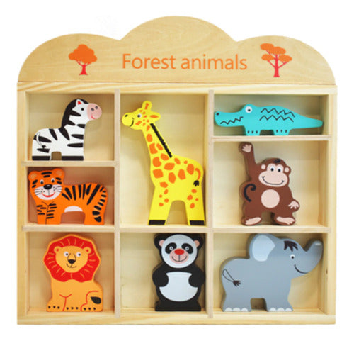 Isakito Mi Casita De Madera Animales De Safari Rompecabezas 0