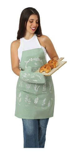 Jean Cartier Printed Kitchen Apron 0