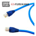 Kit 20 Un Cabo De Rede 50cm Cat5e Furukawa Rj45 Azul Veloz 2