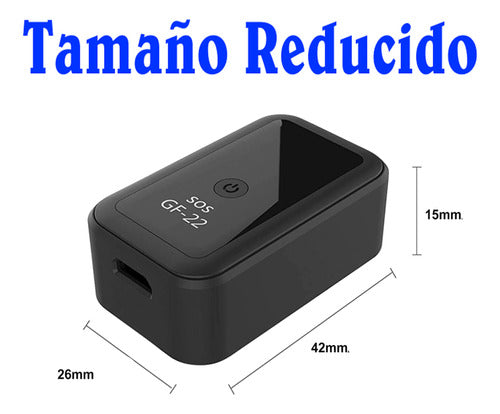 Rastreador Mini Micrófono Espía Localizador Tracker Gps 1