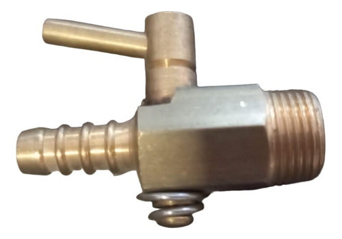 Bronze Gas Tap Key 3/8 Male for 8mm Hose 0