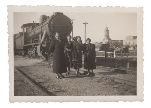 1938 Fotografia Real Instantanea Ferrocarril Del Uruguay 0