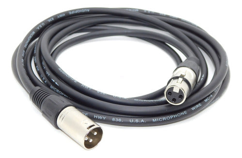 Audiopipe USA 3m Balanced XLR Cable 1