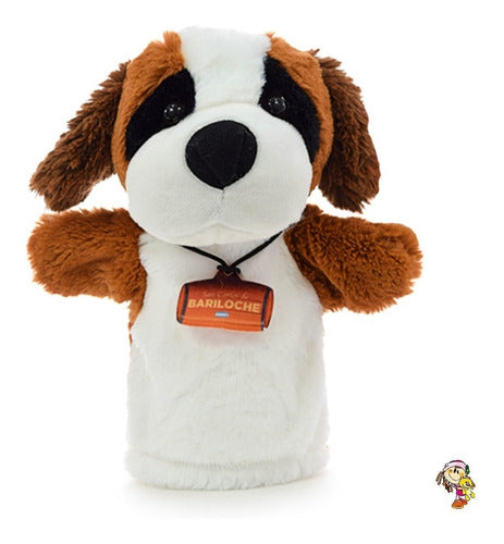 Títere Perro De Peluche San Bernardo Original Importado Cute 2