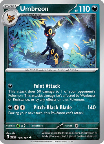 Pokémon Card TCG - Umbreon - Scarlet and Violet Obsidian 0