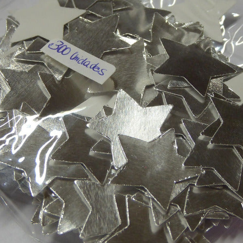 Laser Vekta Confetti Estrella Cartulina Plata 23mm X 2700 Unidades 2