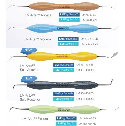 Kit Espatulas Dentales Para Composite 5 Unid Simil Lmarte 0