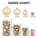 KI Store Champagne Christmas Balls 20pcs 6