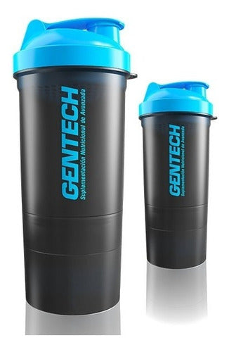 Vaso Mezclador Gentech Three Shaker Libre Bpa Sin Grumos 0