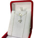 Mashoka Joyas BS AS Singapore Chain with Initial Pendant White 45cm Ideal Gift Kit 030 0