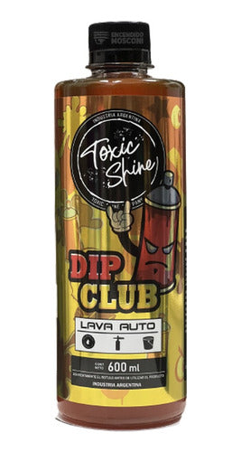 Toxic Shine Dip Club Shampoo Ploteado Ph Neutro Auto Moto 0