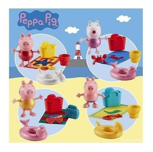 Peppa Pig - Figura Peppa Vermelha Com Acessório - Sunny 231 1