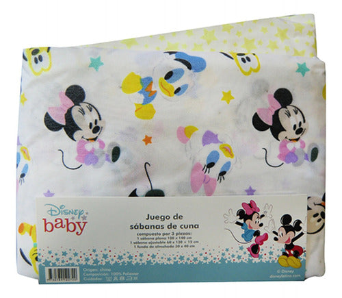 Disney Baby Bedding Set Mickey and Minnie 60 X 130 X 15 0