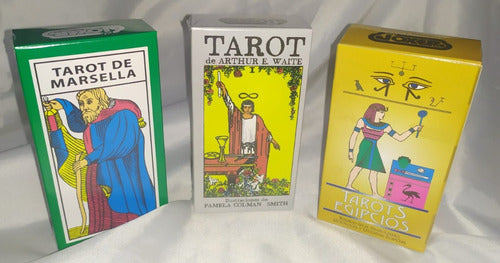 Kit Tarot Mazo Waite O Marsella O Egipcios, Ed.joker + Paño 0