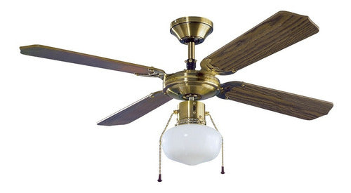 James Ceiling Fan VT 2 Bronze Antique Albion 0