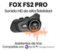 FoxComm Intercomunicador Bluetooth FS2 Pro P/Moto 1