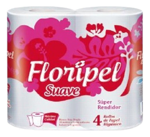 Pack Papel Higiénico Floripel Blanco 4x30m- X12u - Dh Tienda 0