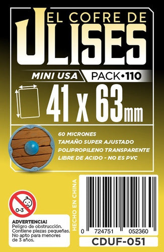 El Cofre de Ulises Protectores 41x63mm Am Mini (60 Micr) 0