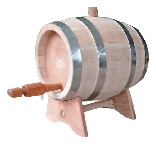 Barril Madeira De Jequitibá Rosa Para Cachaça - 1 Litro 1