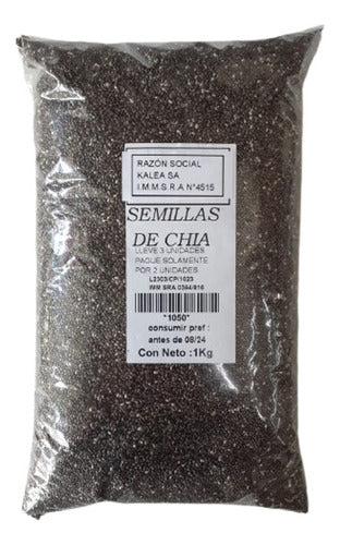 Semillas De Chia 1 Kg Lleve 3 Pague Solo 2 Unidades 0