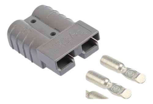 Anderson SB350 Gray Battery Connector for Forklift Stacker 0