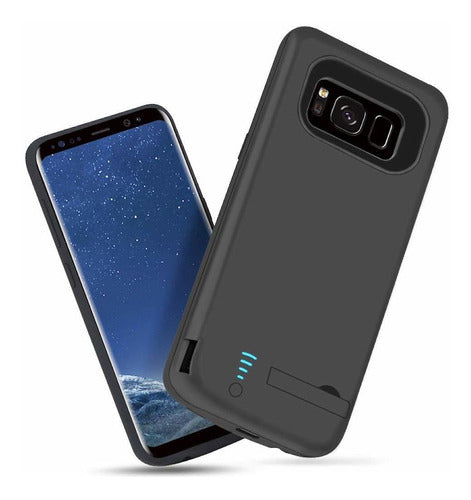 RUNSY Samsung Galaxy S8 Plus Battery Case - 6500mAh Rechargeable Extended Battery Charging Case 1