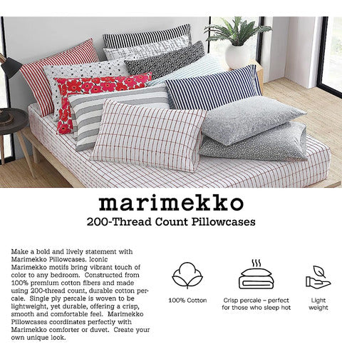 Marimekko - Sábanas Completas, Juego De Ropa De Cama De Perc 4