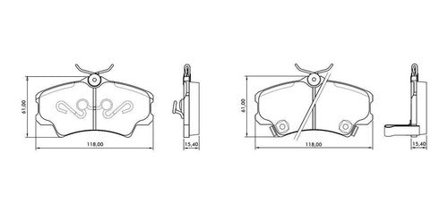 Corven Pastillas Freno Delanteras Honda Civic 1.7 1