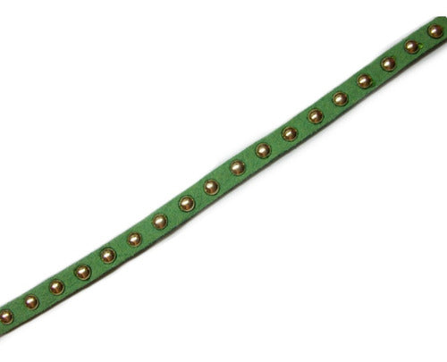 Suede Flat Cord with Studs * Bijou 10 Meters 23