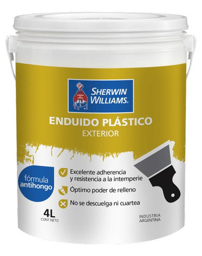 Sherwin Williams Enduido Plastico Exterior 1 Lt 0