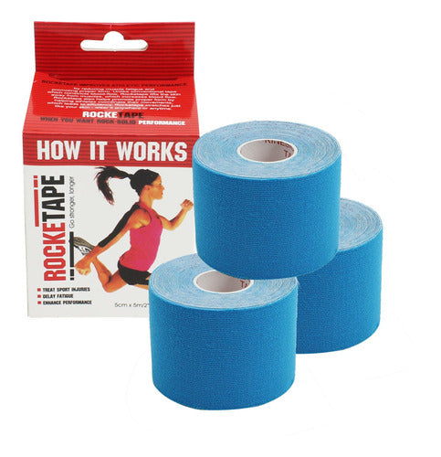 Tape Venda Kinesiologica X 3 Cintas Terapeutica Tape Taping Premi 0