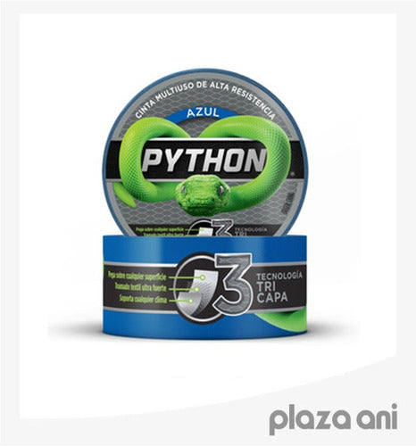 Python Multi-Purpose High Strength Tape - 48mm x 9 Mts - Blue 0