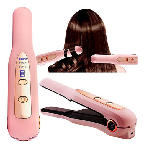 Generic Professional 2 In 1 Hair Straightener And Curler 0