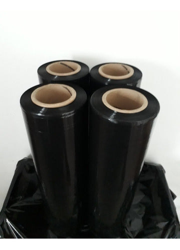 Nylon Film Negro Para Embalar Pallets, Muebles, Valijas..5kg 450m 5