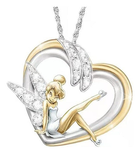 Fairy Heart Women's Fairy Heart Necklaces with Silver Pendant 0