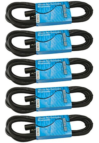 Mcsproaudio 110 Ohm Cable De Iluminación Dmx De 3 Pines (15 0