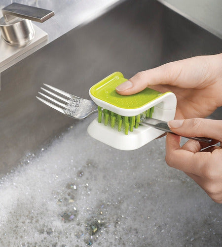 Sweet Home Practical Cutlery Cleaner Brush for Kitchen and Home 1